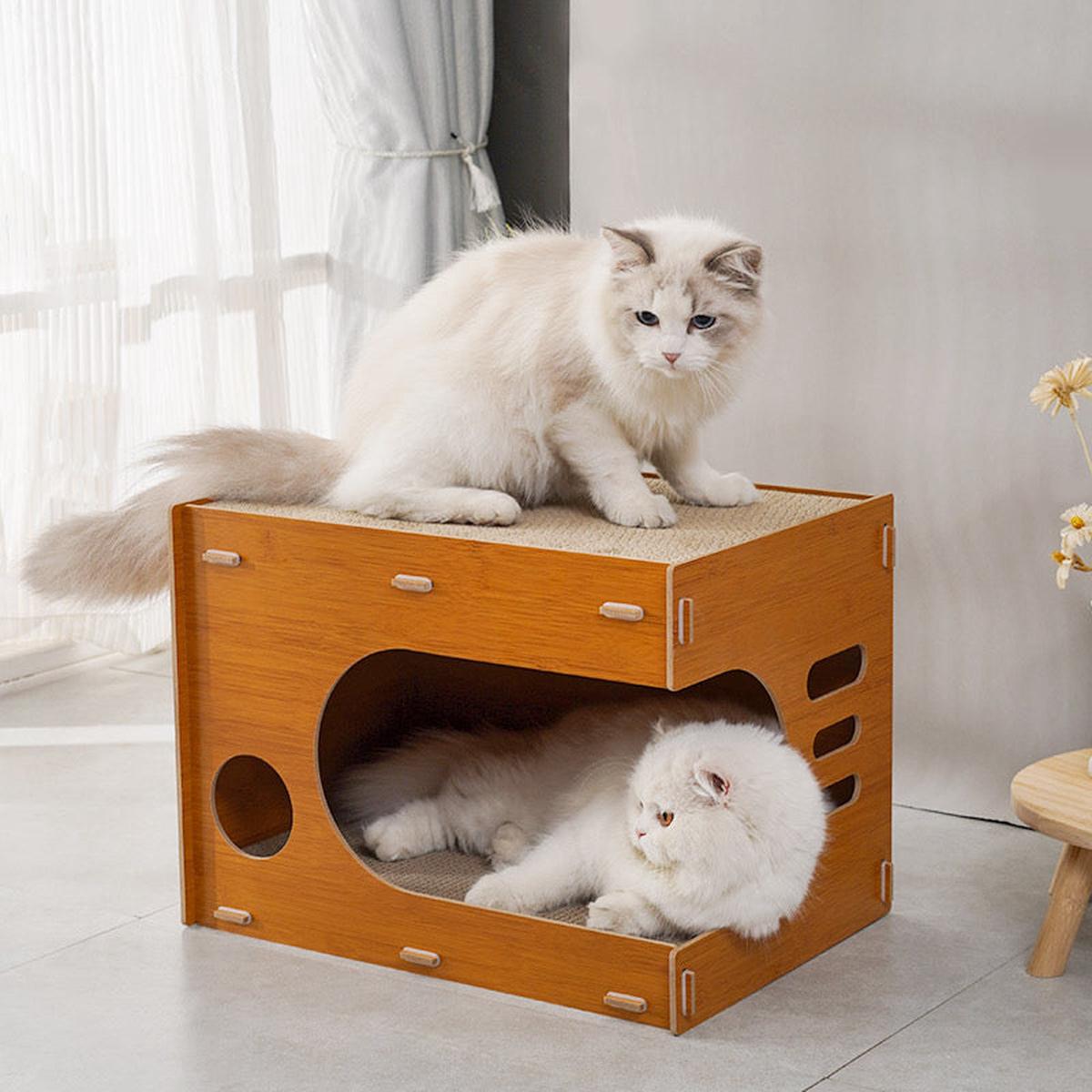 Wooden Box Scratcher