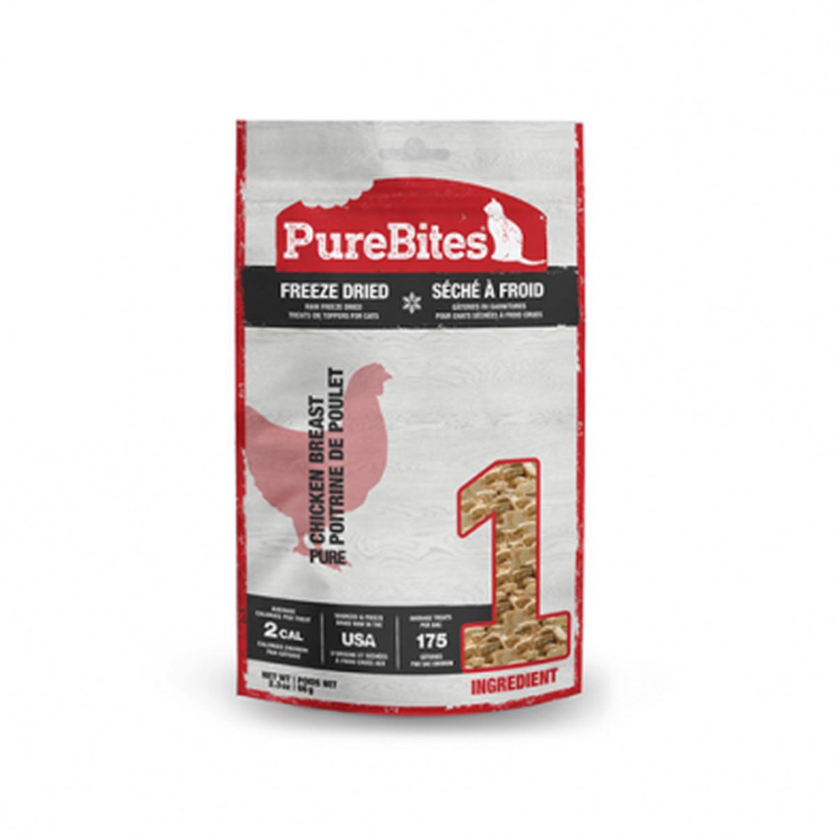 PUREBITES CHICKEN BREAST FREEZE-DRIED CAT TREAT 65 GM