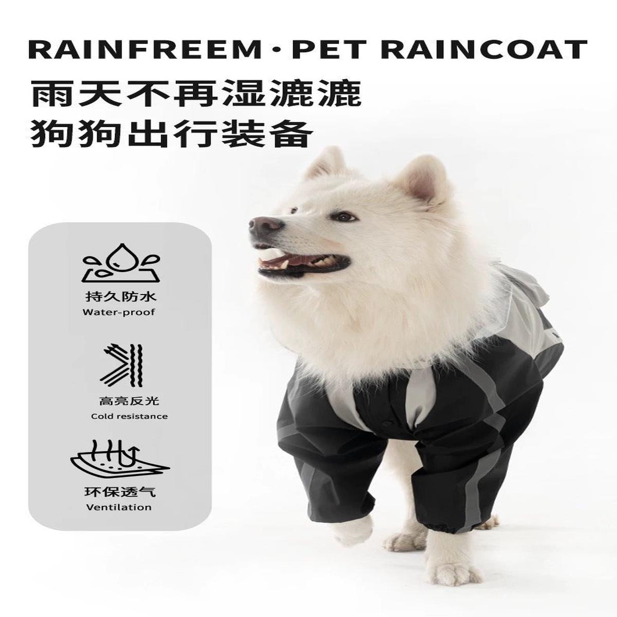 Rainfreem Pet Raincoat
