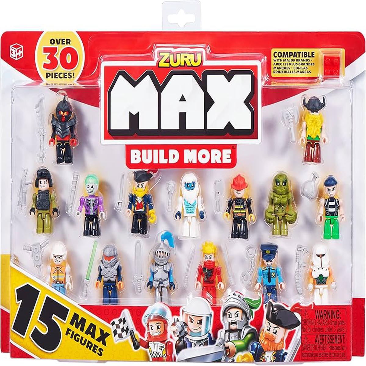 ZURU MAX Build Construction 15 Figurine Pack