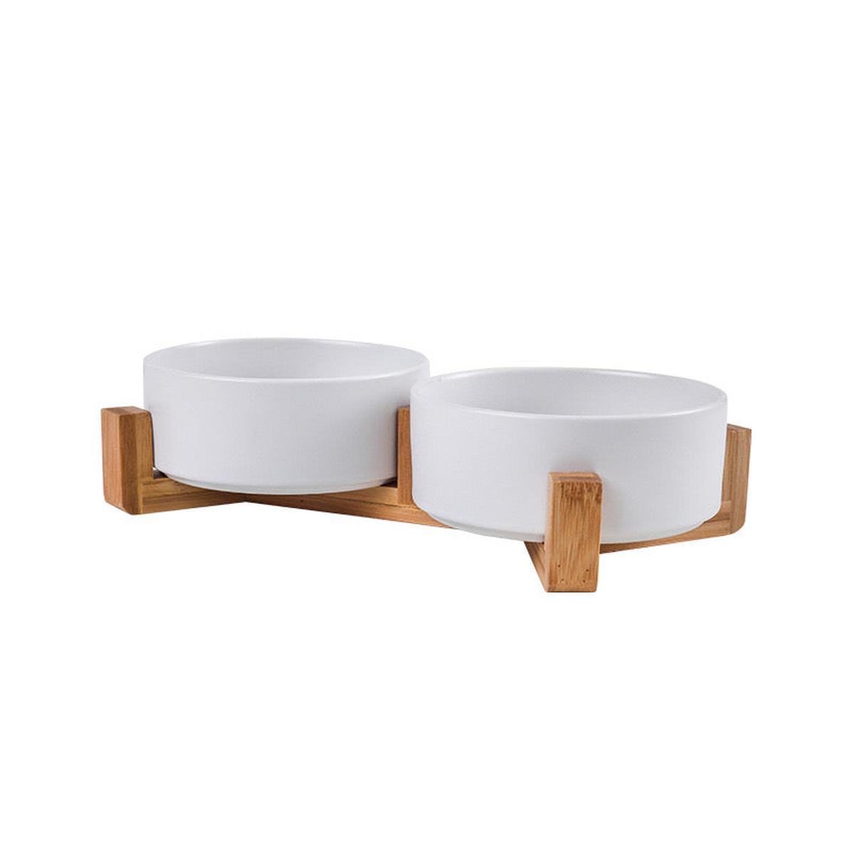 Bowl Set With Bamboo Stand