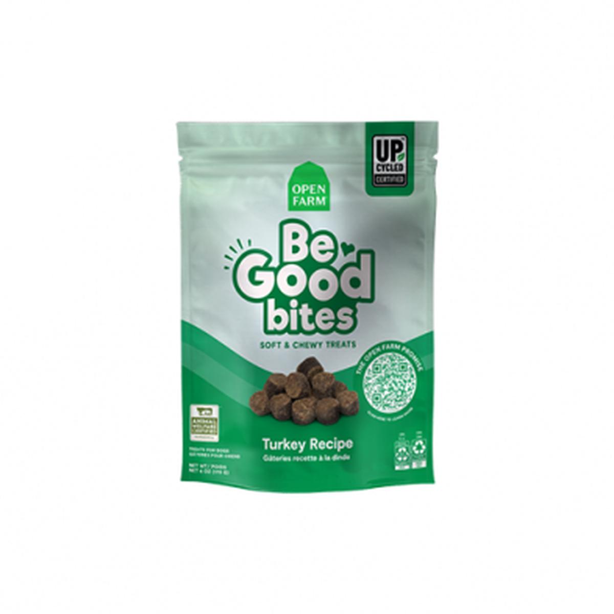 OPEN FARM BE GOOD BITES TURKEY RECIPE SOFT & CHEWY DOG TREATS 6OZ