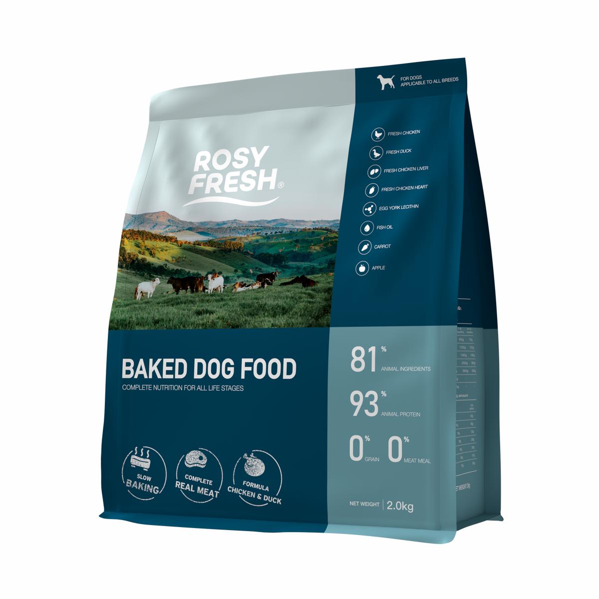 Rosy Fresh Baked Dog Food Chicken Duck 2KG