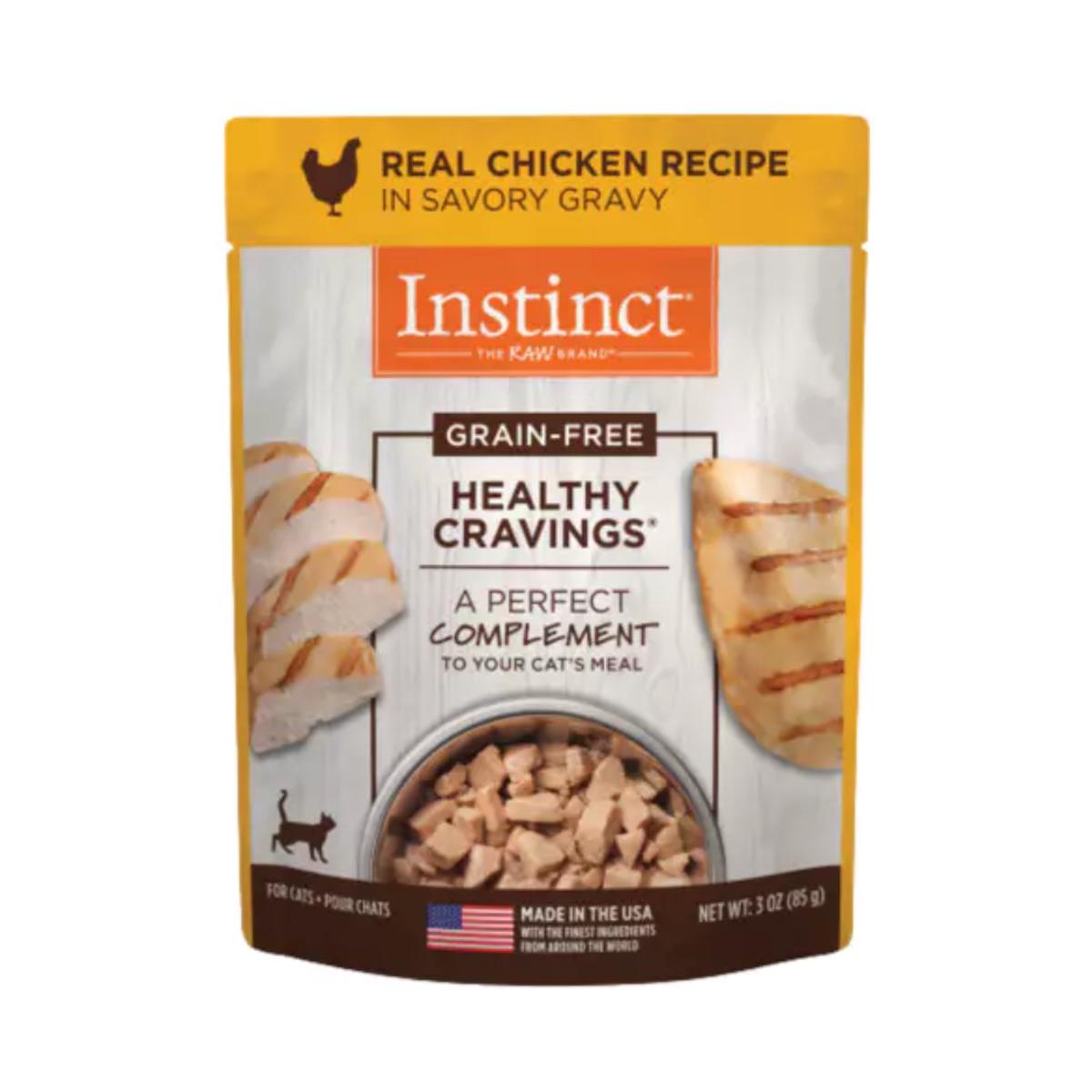 Instinct Healthy Cravings GF Wet Cat Food Chicken Recipe in Gravy 85g
