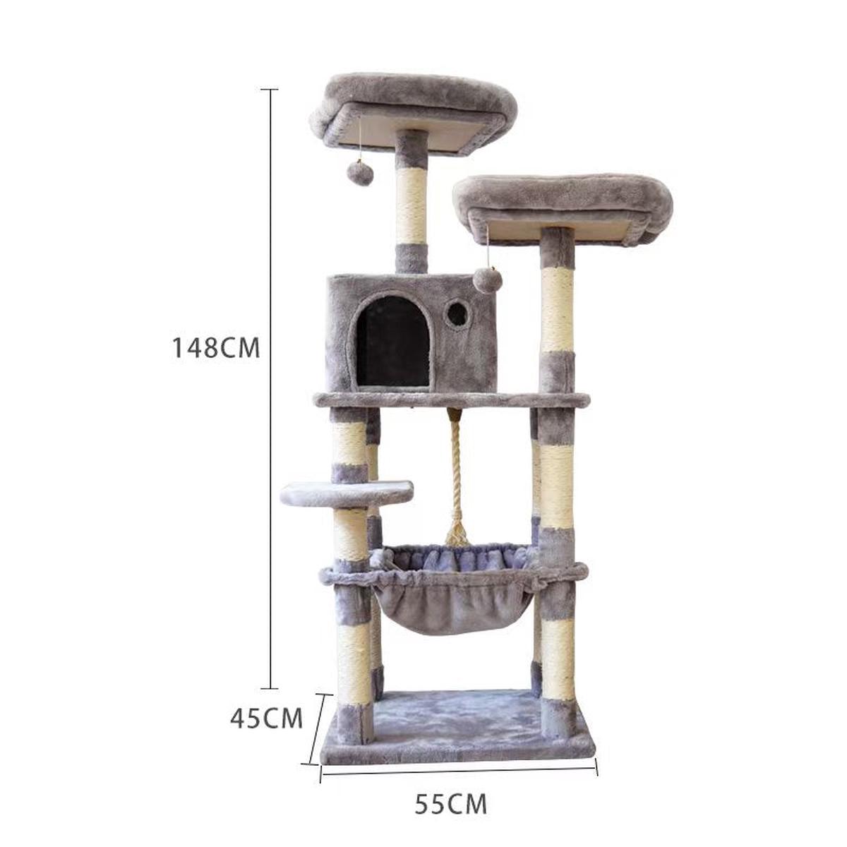Plush Fabric 310 Cat Tree