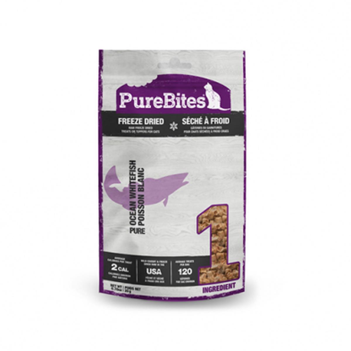 PUREBITES OCEAN WHITEFISH FREEZE-DRIED CAT TREATS 20 GM