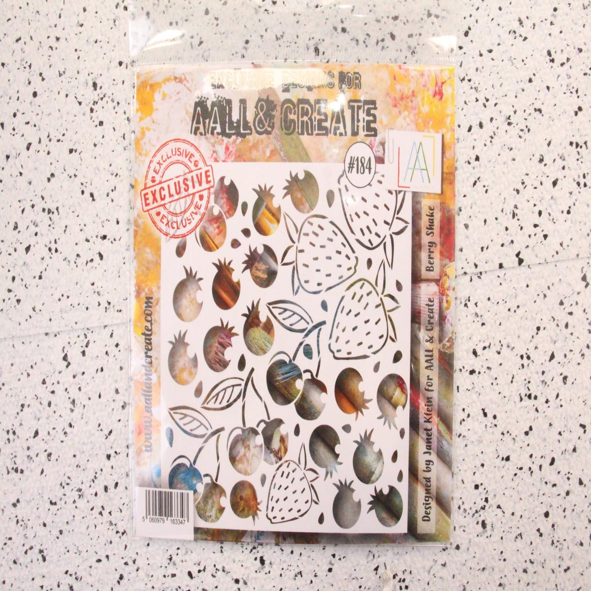 AALL and Create Stencil - 184 - Berry Shake