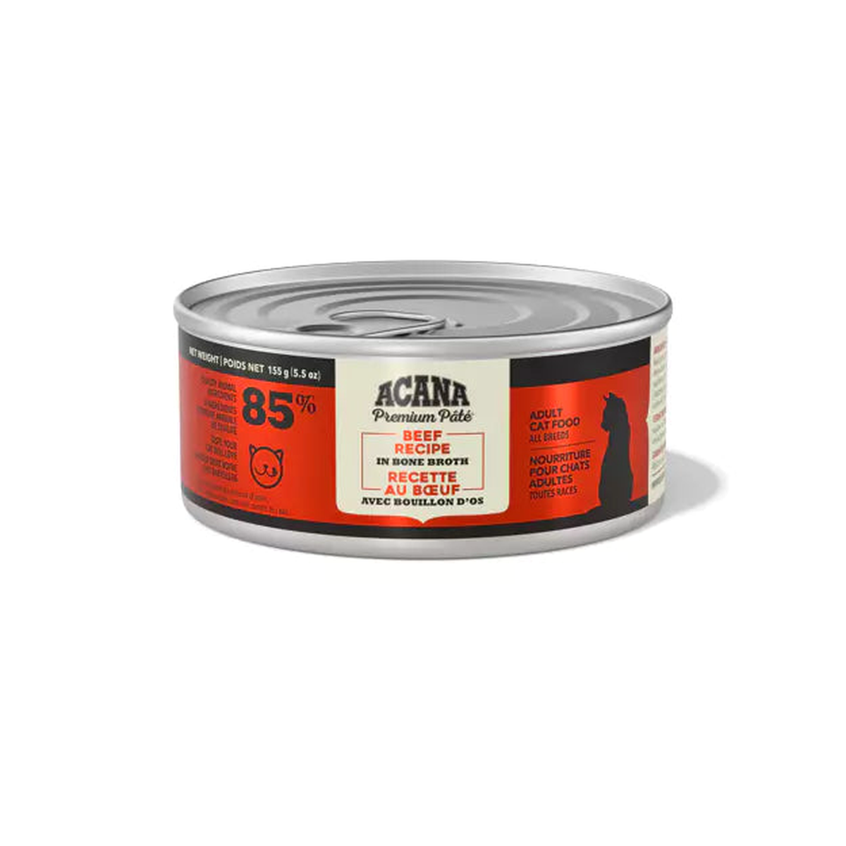 ACANA Cat Wet Food Beef Recipe in Bone Broth 85g