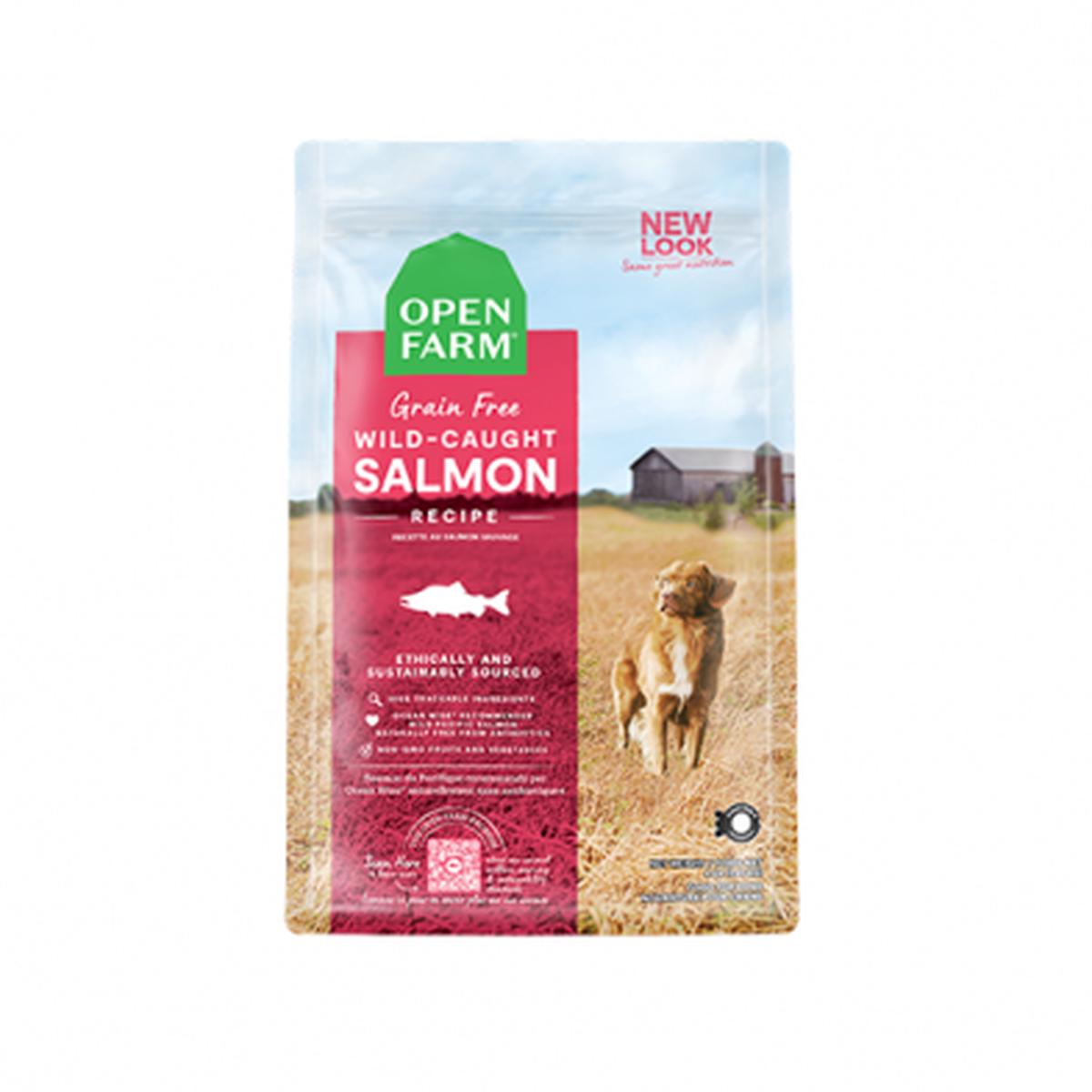 OPEN FARM WILD-CAUGHT SALMON DRY DOG FOOD 4 LB