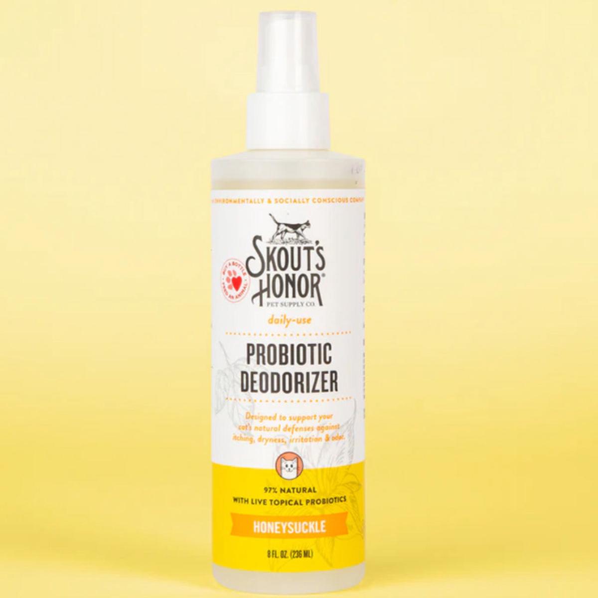 Skouts Honor Probiotic Daily Use Deodorizer For Cats 8oz