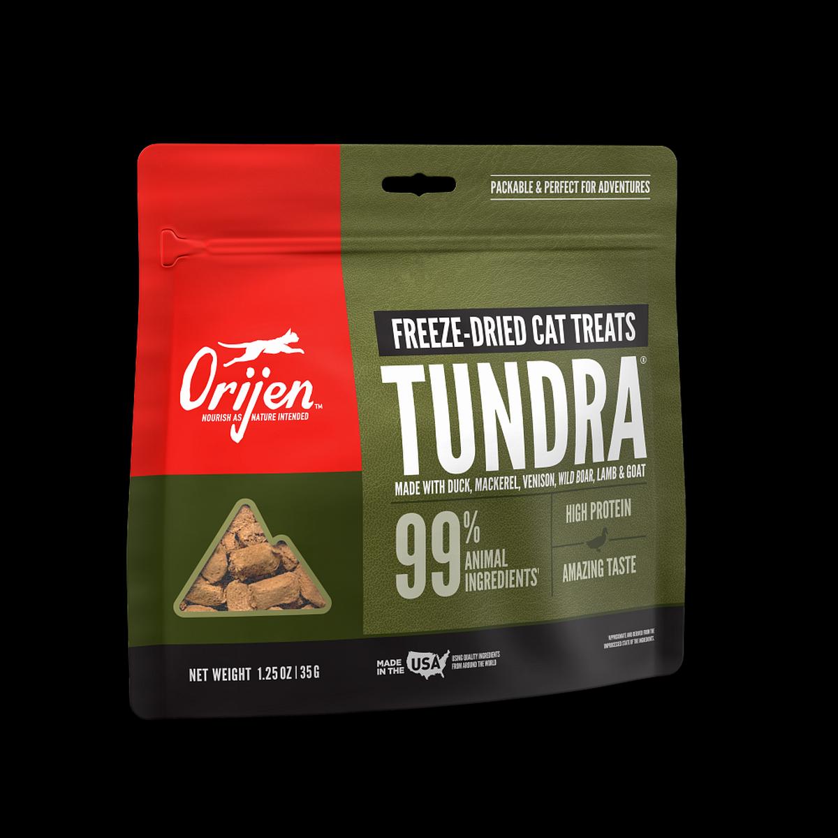ORIJEN Tundra Freeze-Dried Cat Treats 35g