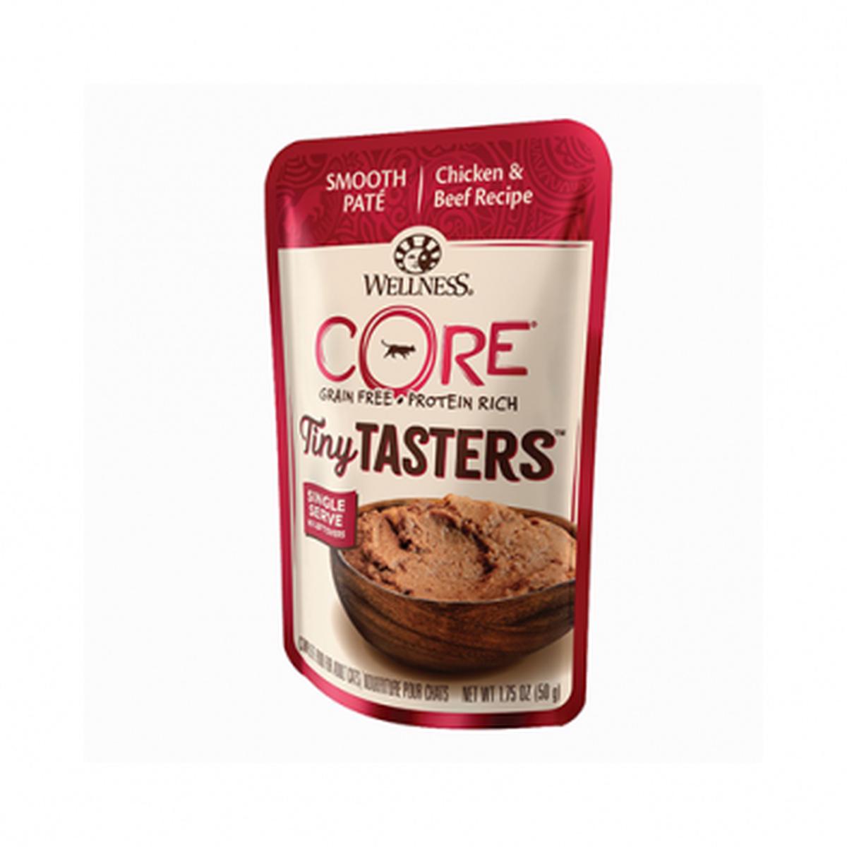 WELLNESS CORE TINY TASTERS CHICKEN & BEEF WET CAT FOOD 1.75 OZ