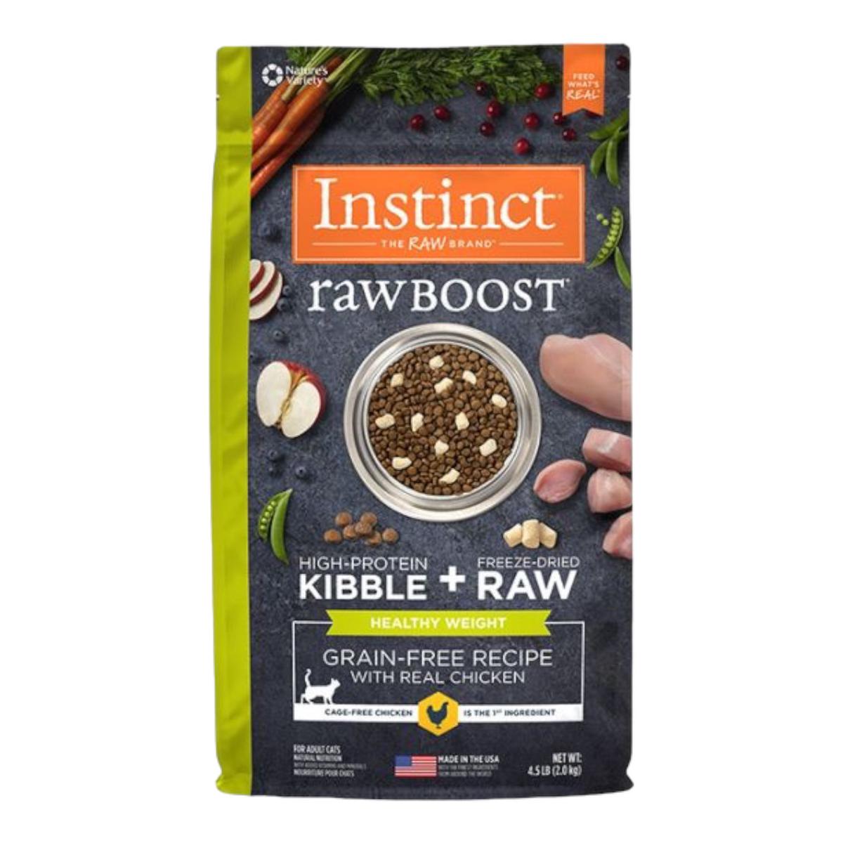 Instinct Raw Boost Grain Free W Real Chicken Healthy Weight Cat Food