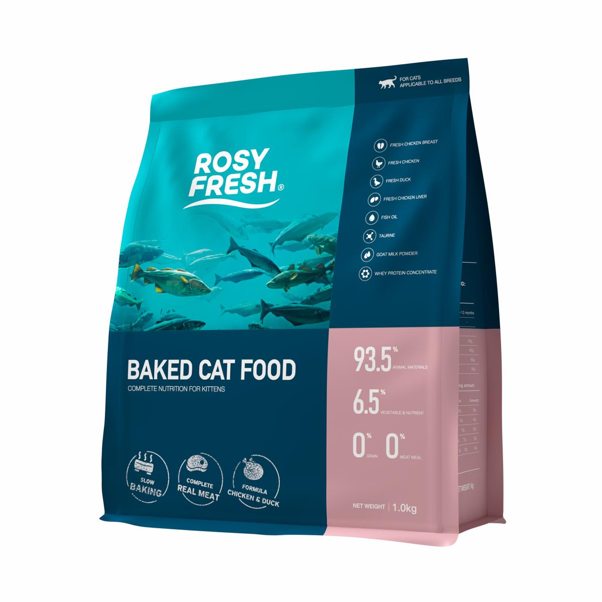 Rosy Fresh Baked Cat Food Kitten 1KG