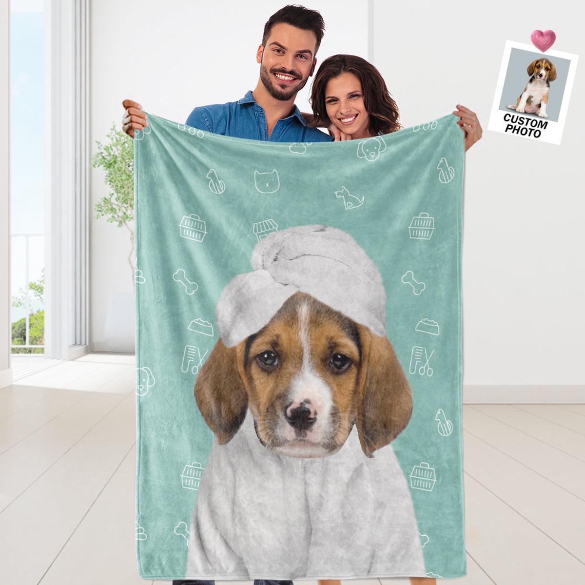 Cozy Sherpa Fleece Dog Blanket  Perfect Dog Lover Gift