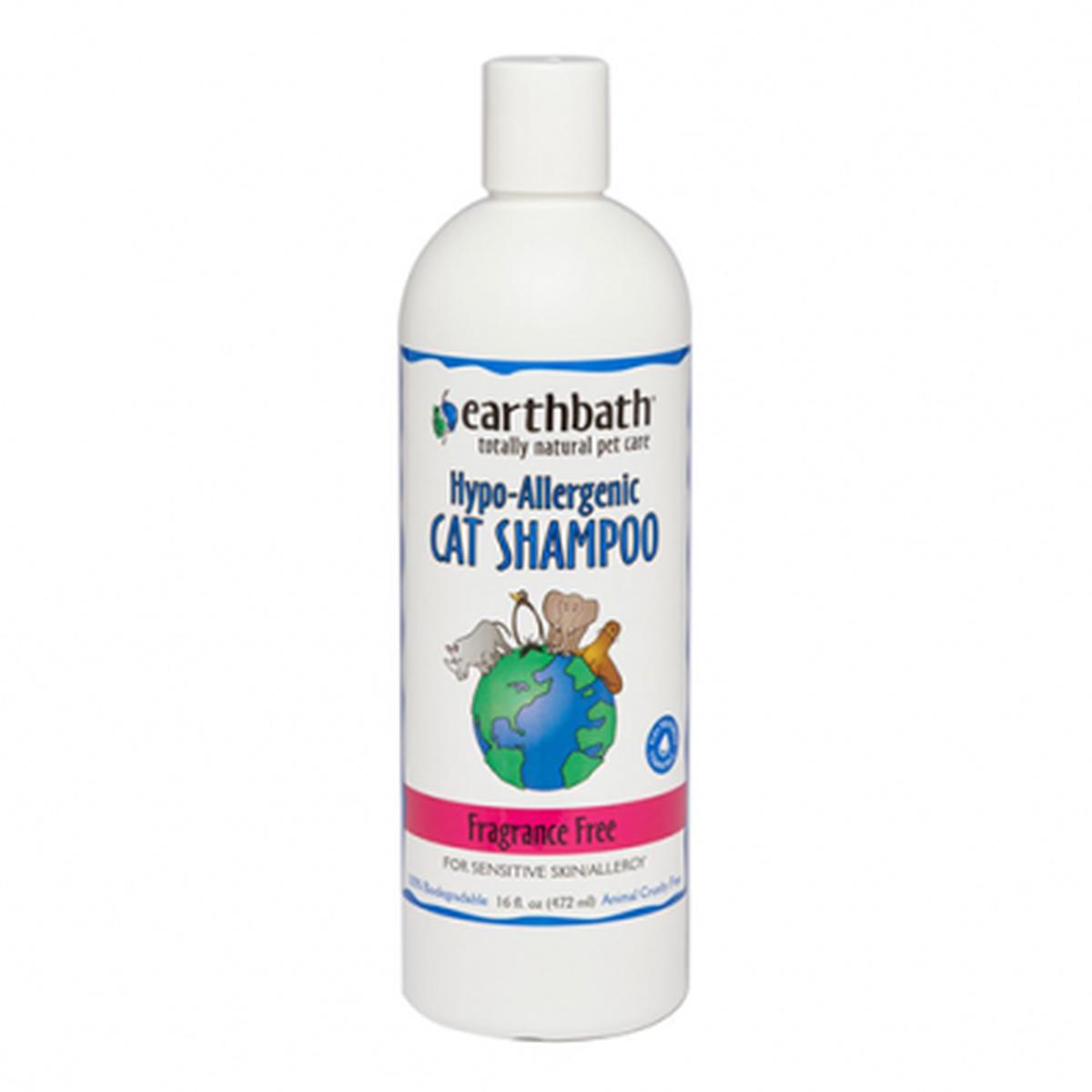 EARTHBATH FRAGRANCE FREE CAT SHAMPOO 16 OZ