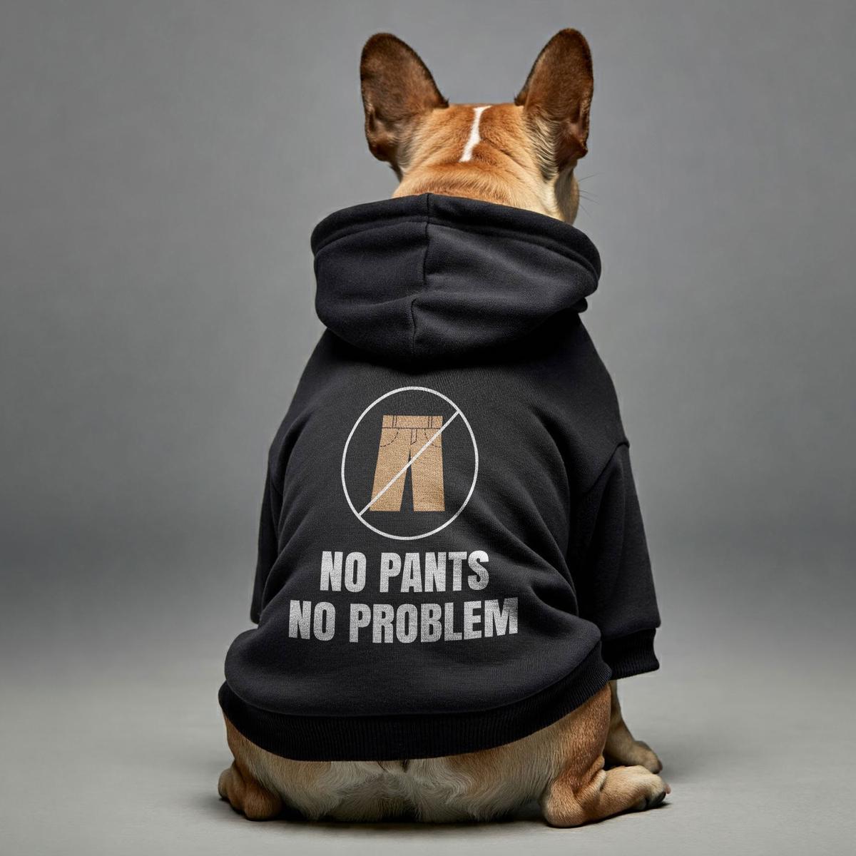 No pants, no problem  Dog Hoodie  Dog Clothes