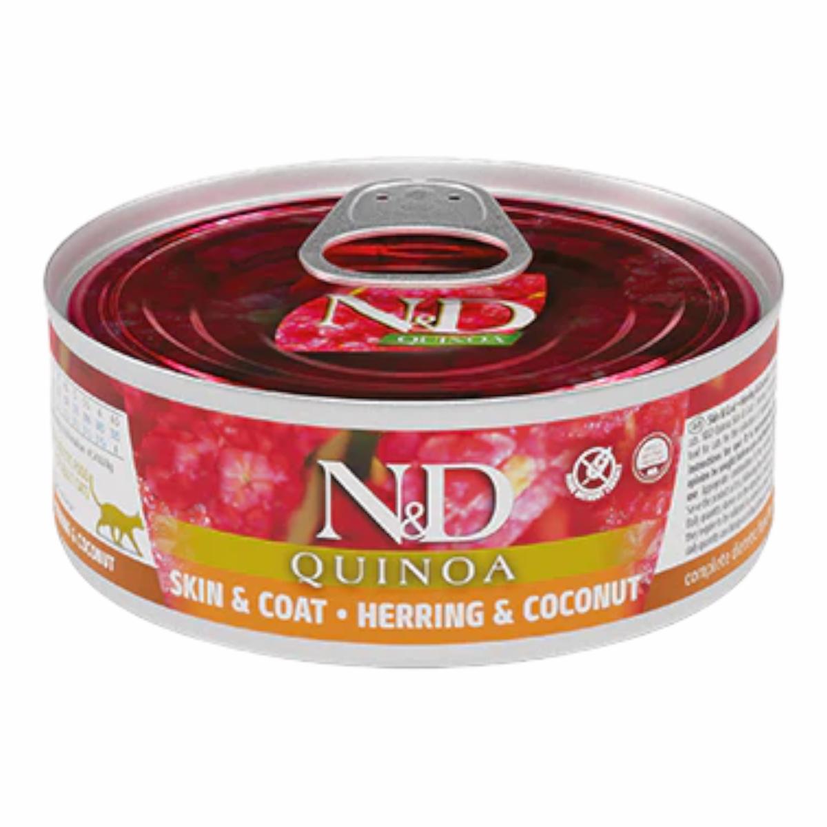 Farmina Quinoa Skin & Coat Herring And Coconut Cat 2.8oz