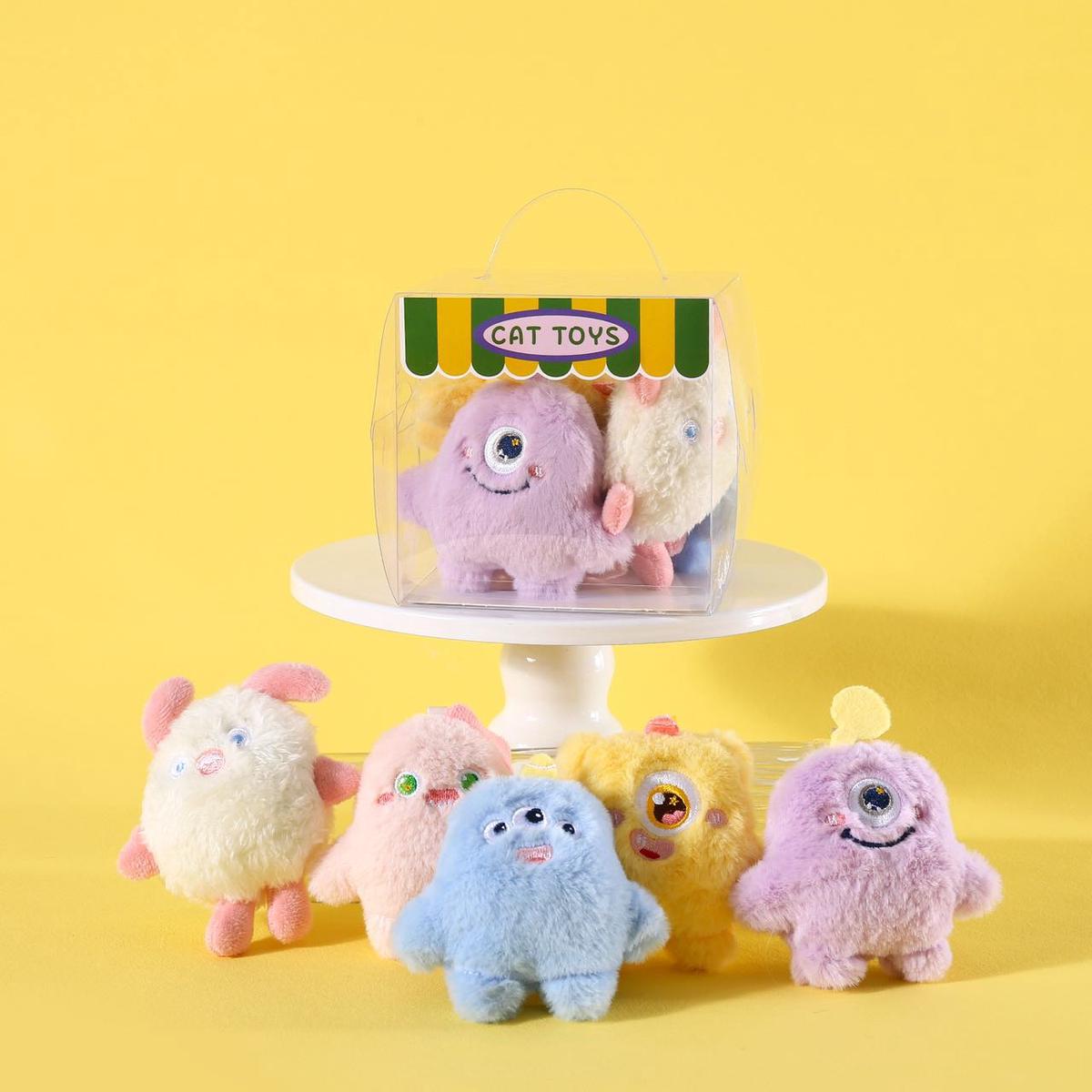 Monster Family Catnip Toy Set