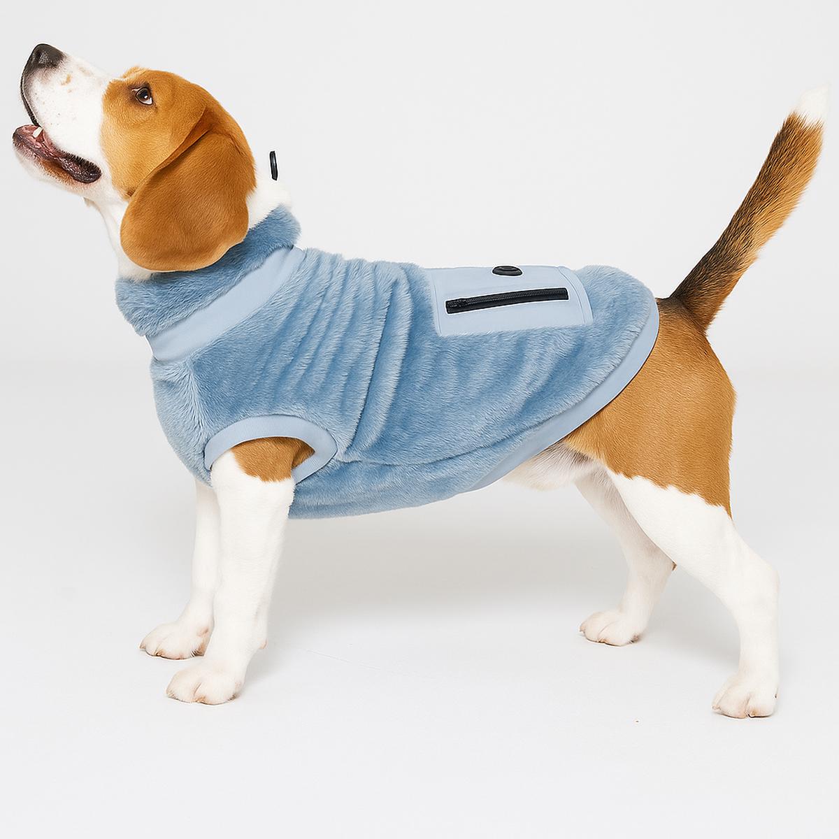 Plush Turtleneck Dog Coat Cotton Warm Wear