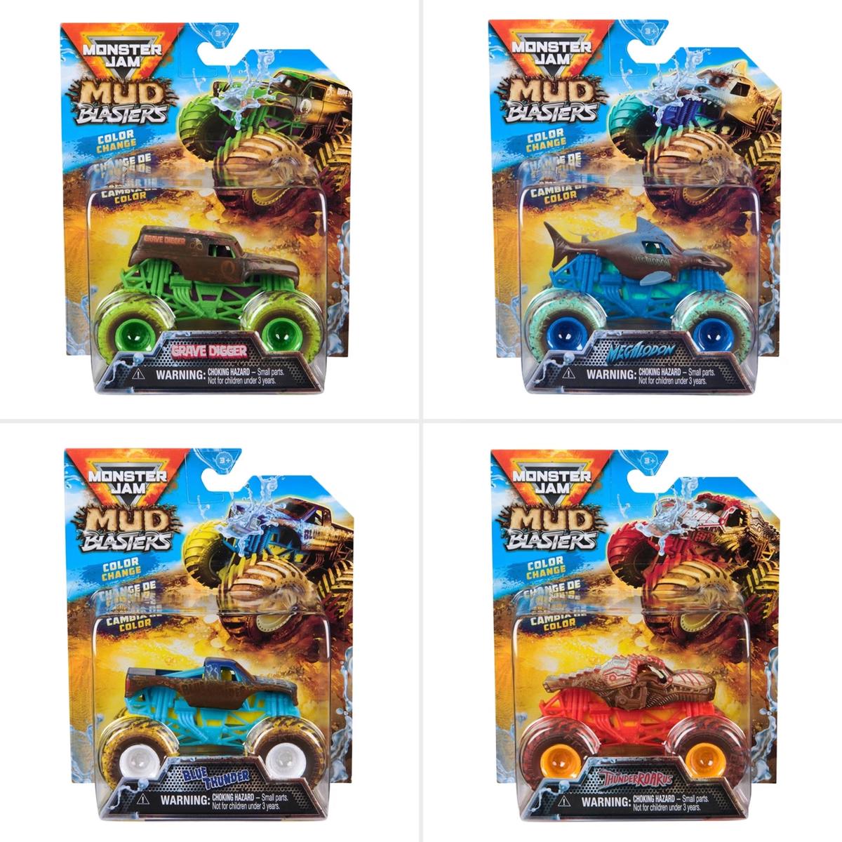Monster Jam 1:64 Mud Blasters assorted