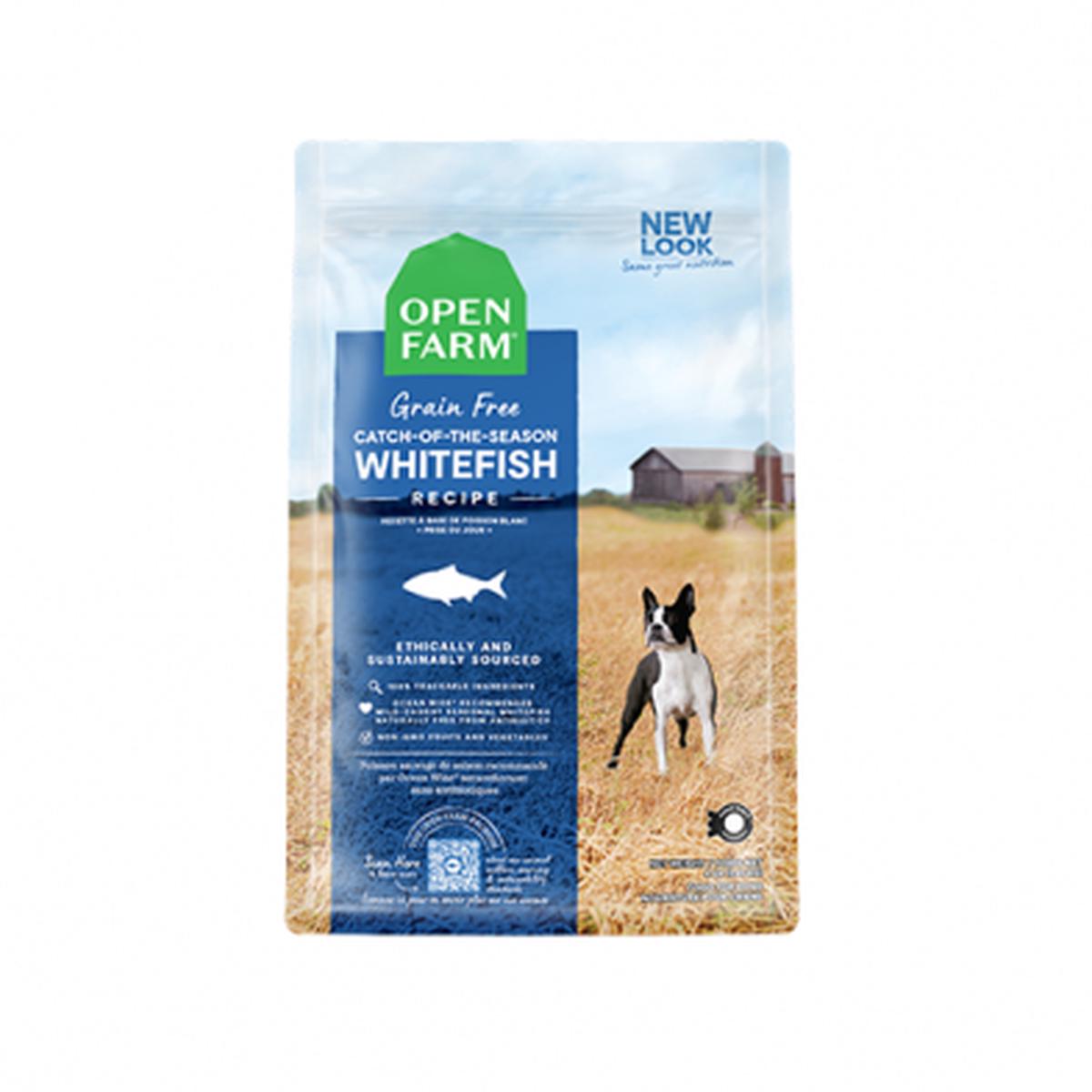 OPEN FARM CATCH-OF-THE-SEASON WHITEFISH RECIPE DRY DOG FOOD 11 LB