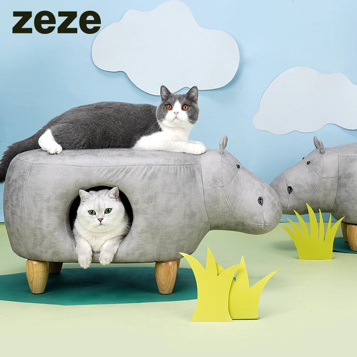 ZEZE Hippo Stool