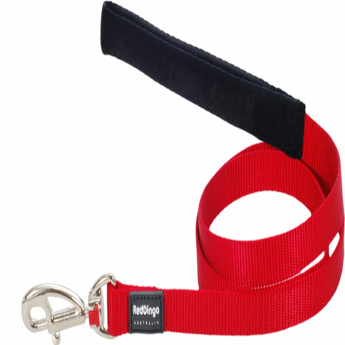 Red Dingo Leash Red Large 25mm 6ft