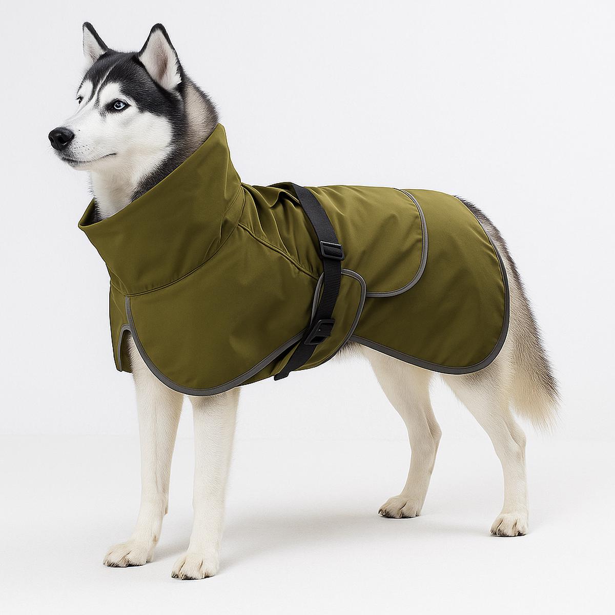 Reflective Dog Cotton Coat for Winter Warmth