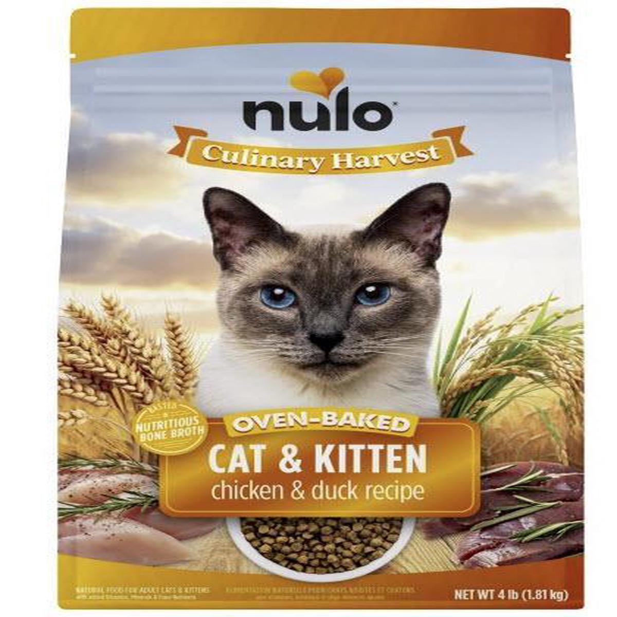 Nulo Culinary Harvest Baked Chicken & Duck Recipe for Adult Cats & Kittens