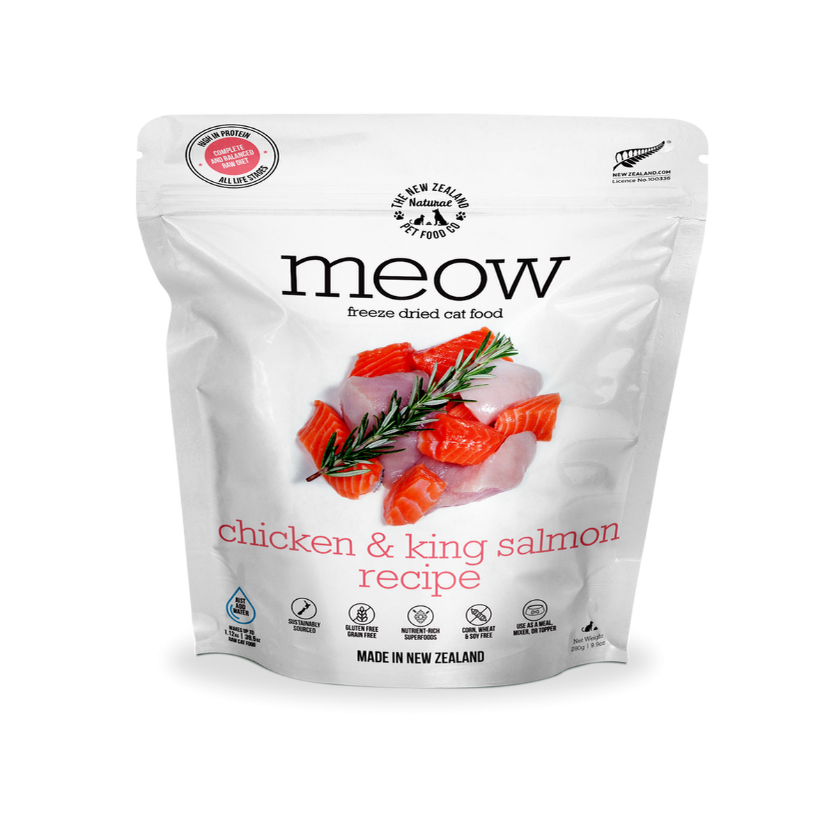 Meow Chicken & King Salmon 50g