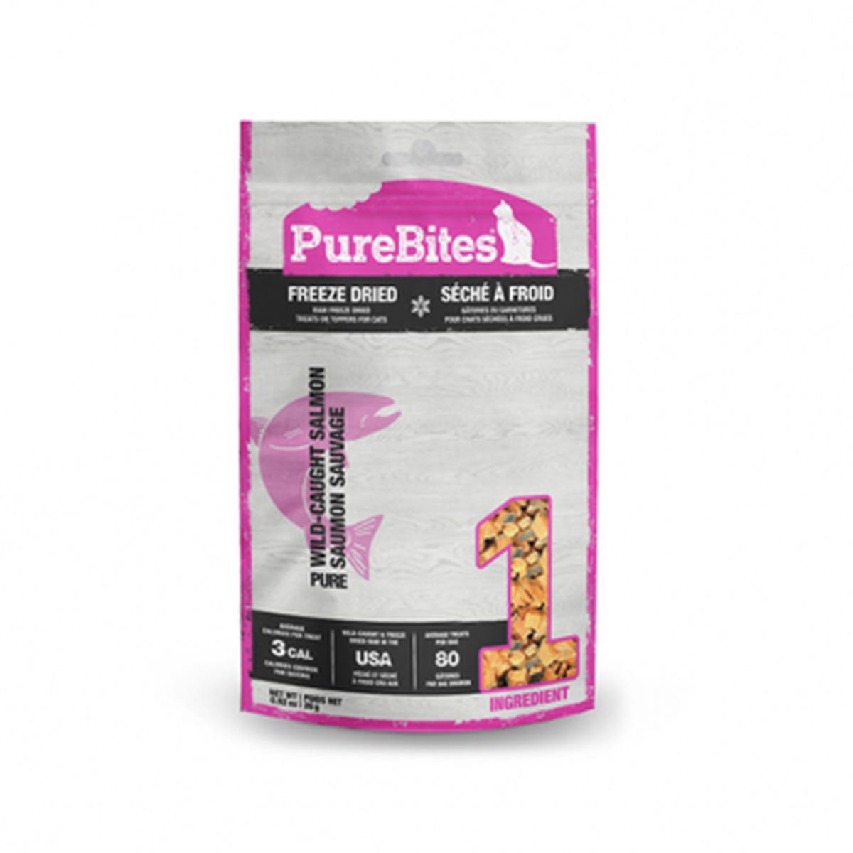 PUREBITES WILD PACIFIC SALMON FREEZE-DRIED CAT TREATS 26 GM