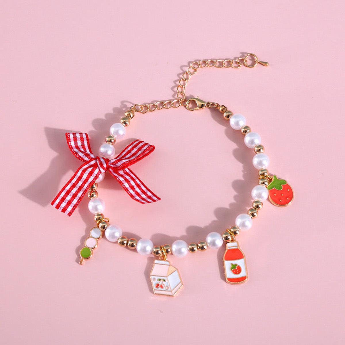 Strawberry Pearl Necklace