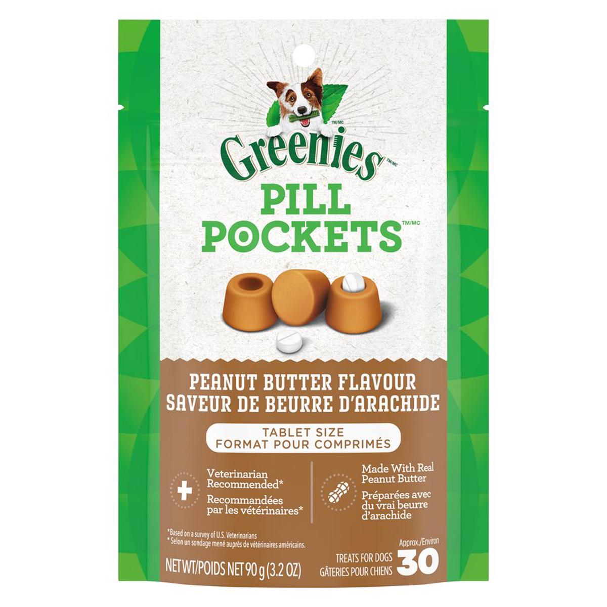 Greenies Pill Pockets Dog 3.2oz Tablet
