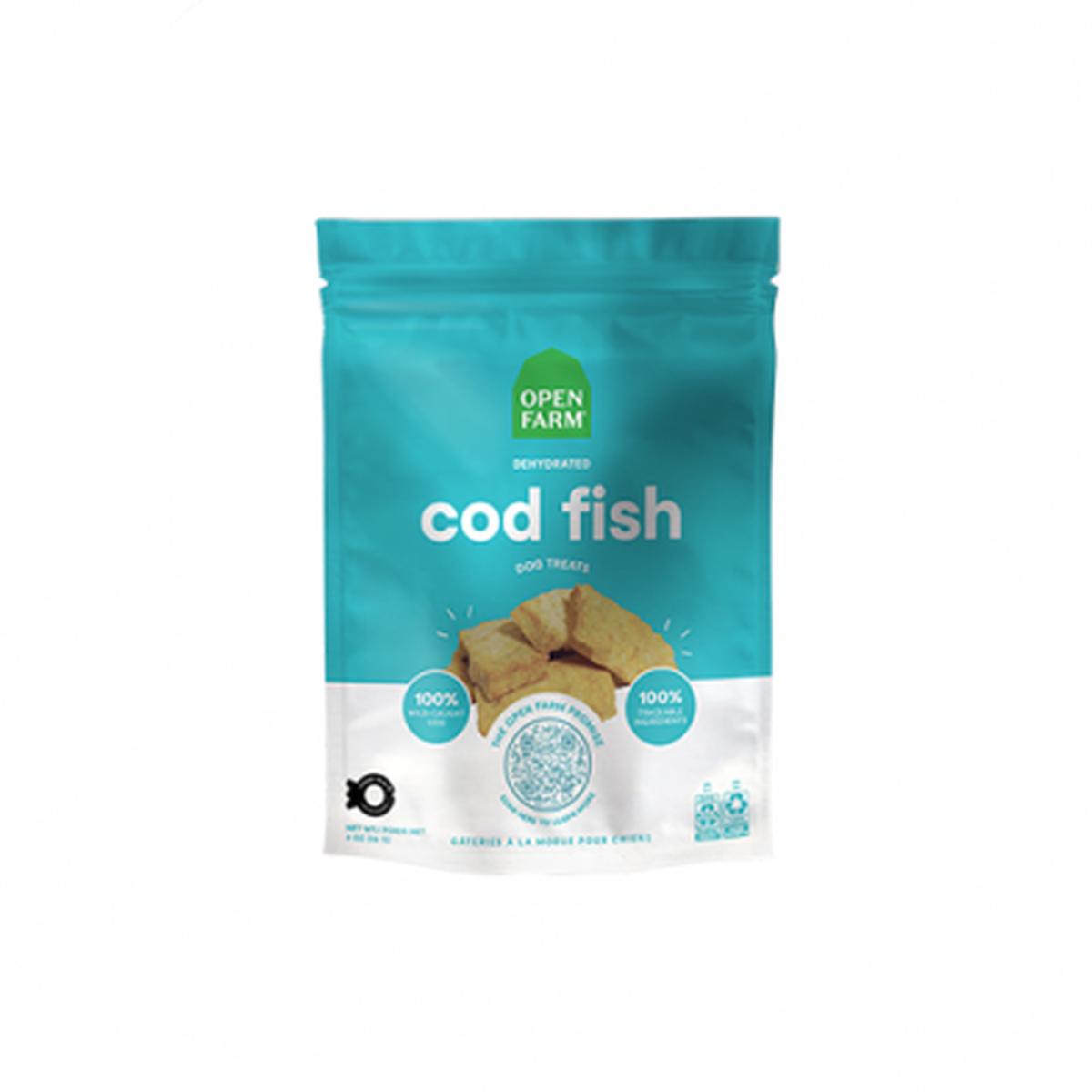 OPEN FARM DEHYDRATED COD FISH DOG TREATS 2OZ