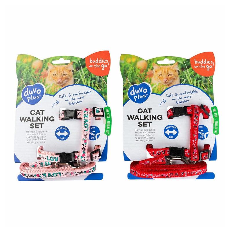 CAT WALKING SET LOVE 20-35cm / 10mm - 125cm