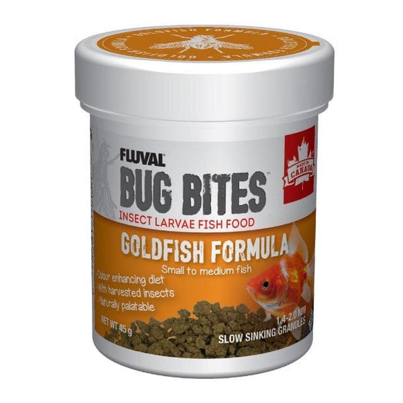 Fluval Bug Bites Slow Sinking Granules Goldfish Formula, 45g