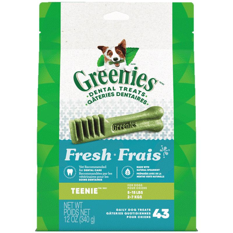 Greenies Fresh Teenie Adult Dog Dental Treats, 12oz