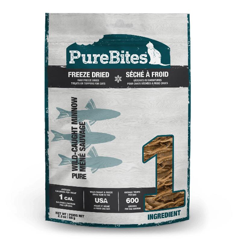 PureBites Freeze Dried Minnow Cat Treat, 66g