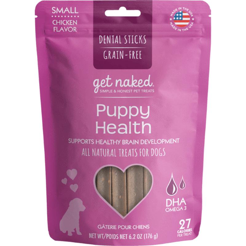 Get Naked Puppy Health Small Dental Chew Sticks