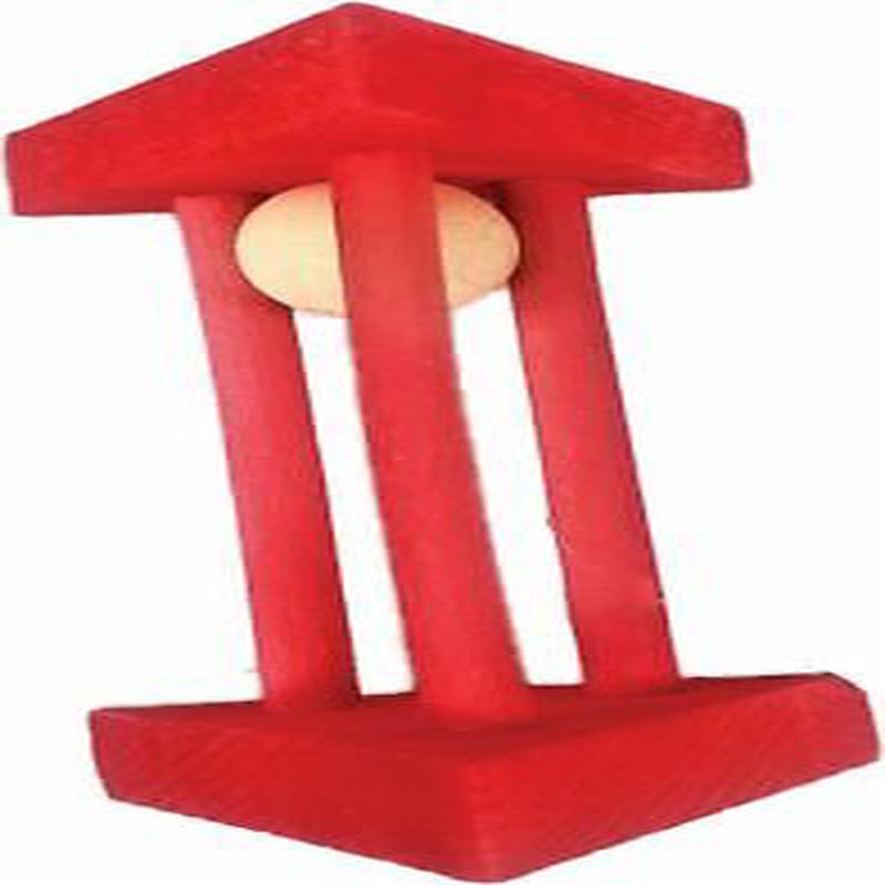 A&E Cage Co Wooden Triangle Puzzle Chew Toy
