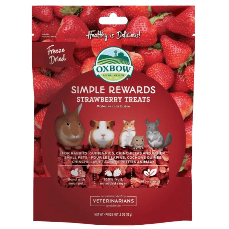 Oxbow Simple Rewards Freeze Dried Strawberry Treats