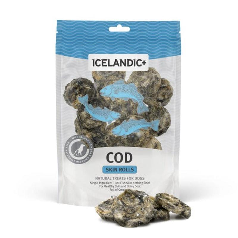 Icelandic+ Cod Skin Rolls Dog Treats (SPECIAL ORDER ITEM)