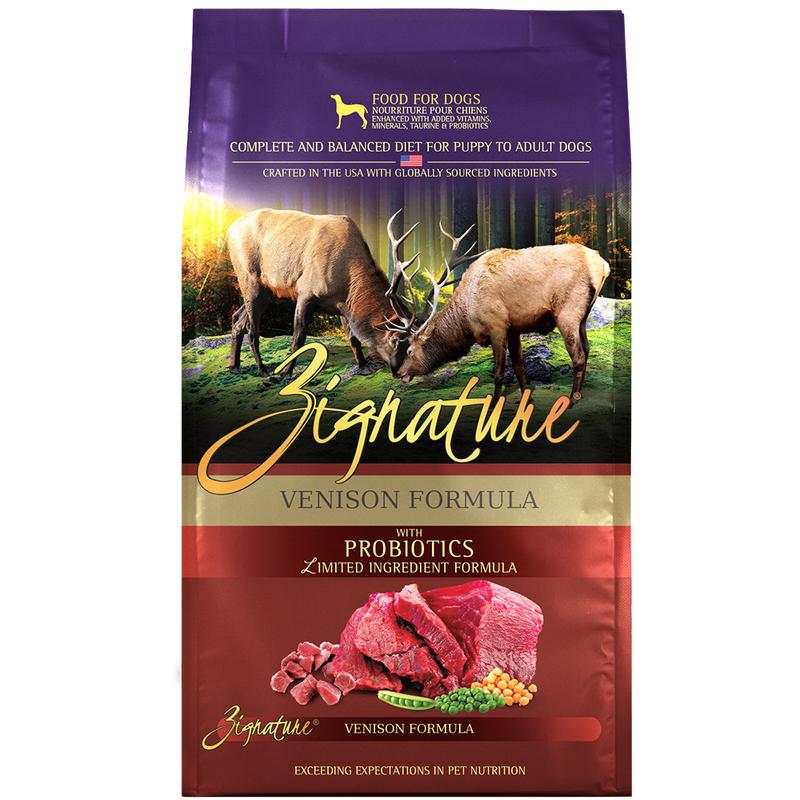 Zignature Dog Venison Formula 4lb
