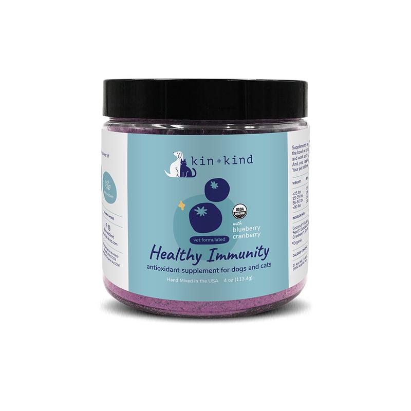 *DONATION TO LOVE THE VOICELESS* Kin + Kind Dog & Cat Supplement Healthy Immunity 4oz