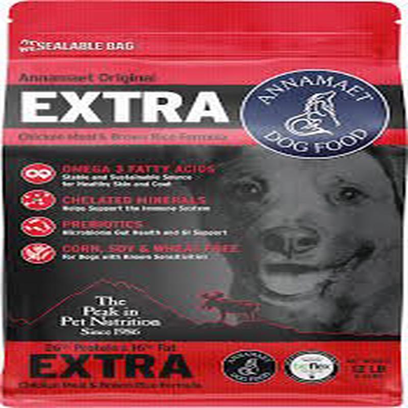 Annamaet Extra Dog Food 26% Protein Chicken Formula 12lbs