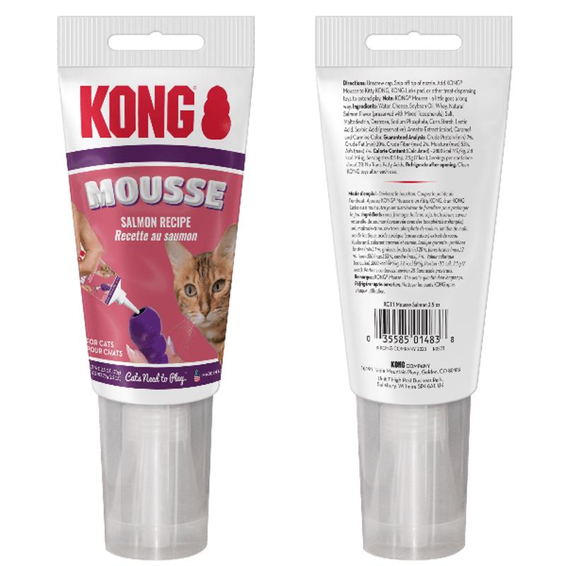 KONG Mousse Salmon Treat For Cats