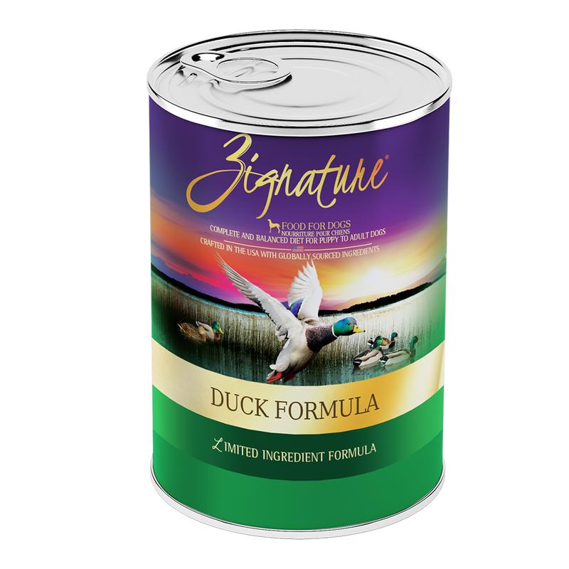 Zignature Dog Canned Food Duck Formula 13oz