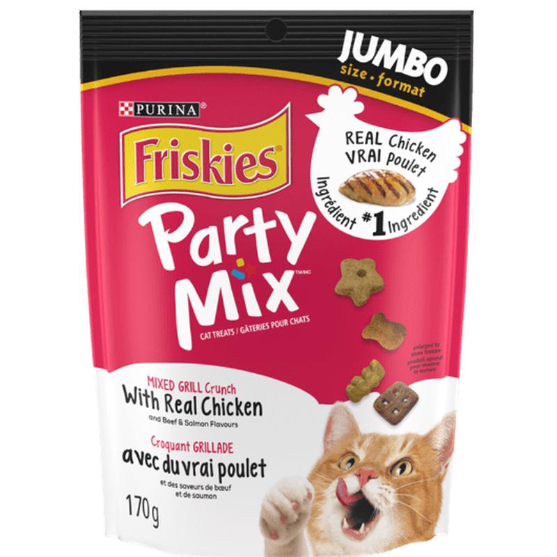 Friskies Party Mix Mixed Grill Crunch Cat Treats