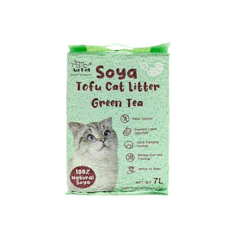 *DONATION TO CATS OF MARINE TERRACE* AaPet Soya Tofu Cat Litter Green Tea 7L